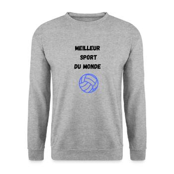 Best sport - Sweat-shirt Unisexe - gris chiné - Devant - Alina (178cm) & Michal (187cm)