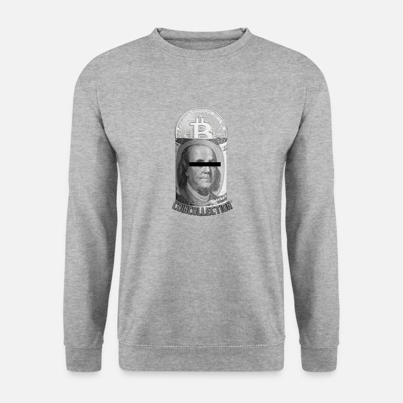 21Franklin - Unisex Pullover - Weißgrau meliert