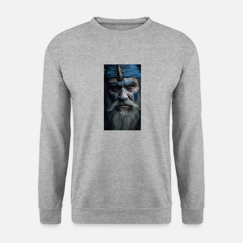 Viking - Unisex Pullover - Weißgrau meliert