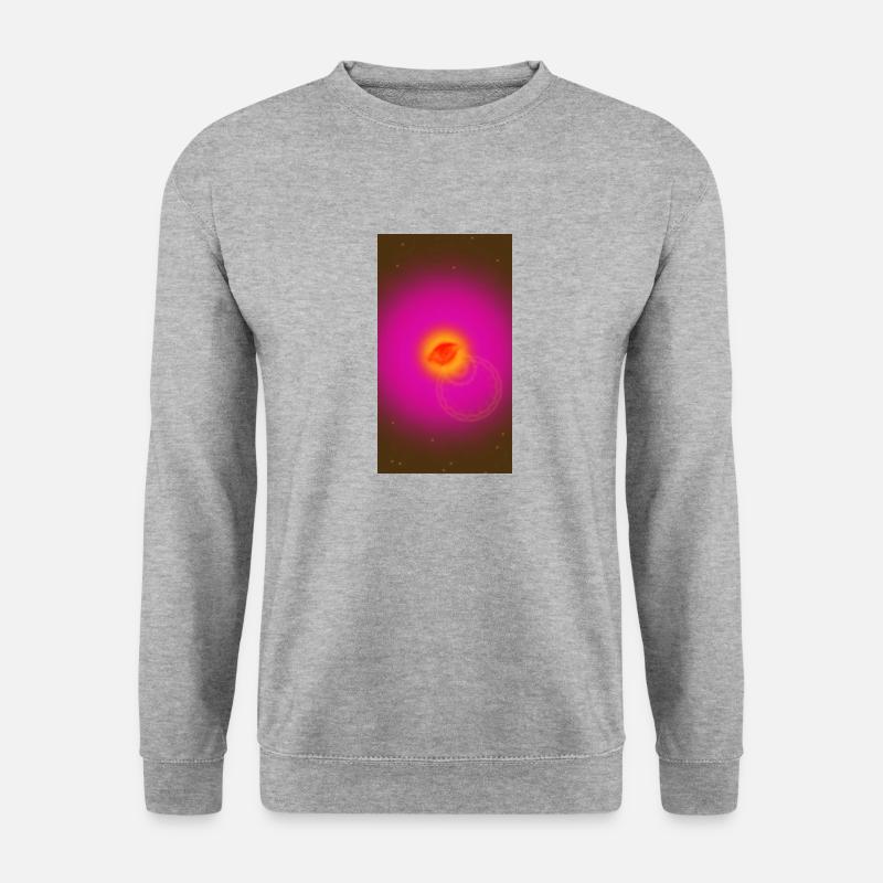 Super-Nova - Unisex Pullover - Weißgrau meliert