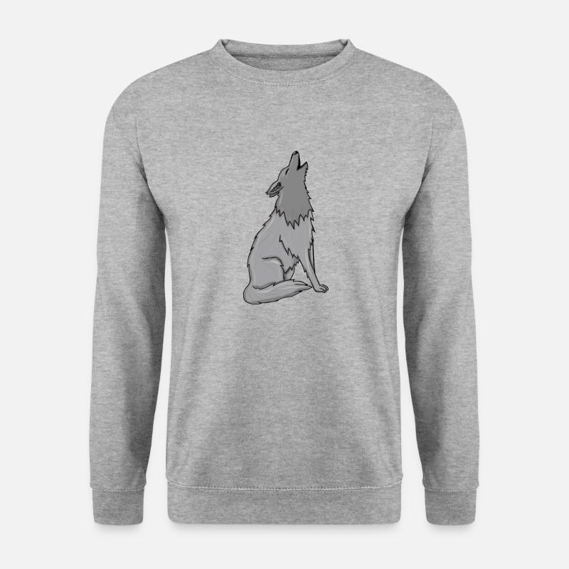 Wolf - Unisex Sweatshirt - salt & pepper