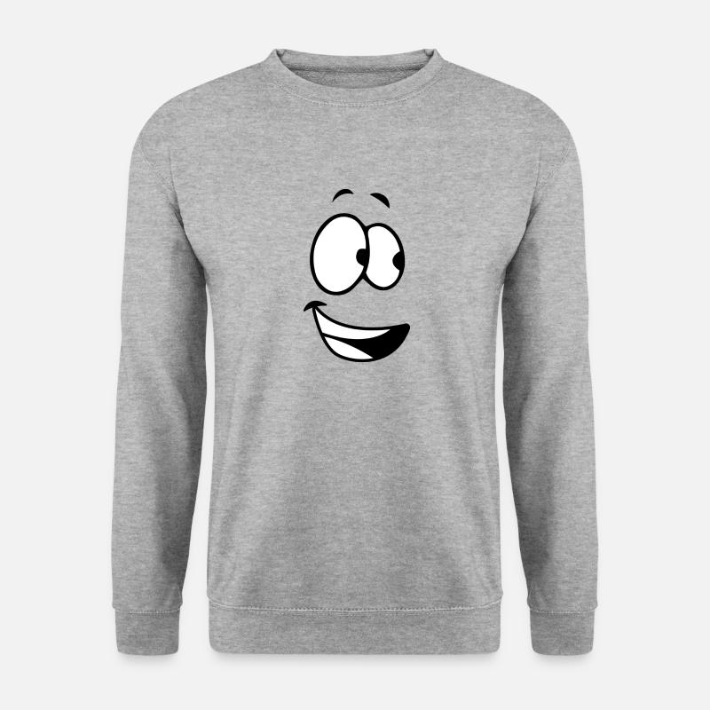 freuen - Unisex Pullover - Weißgrau meliert
