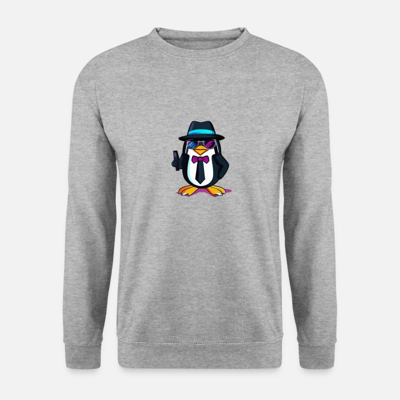 Agent Penguin - Unisex Sweatshirt - salt & pepper