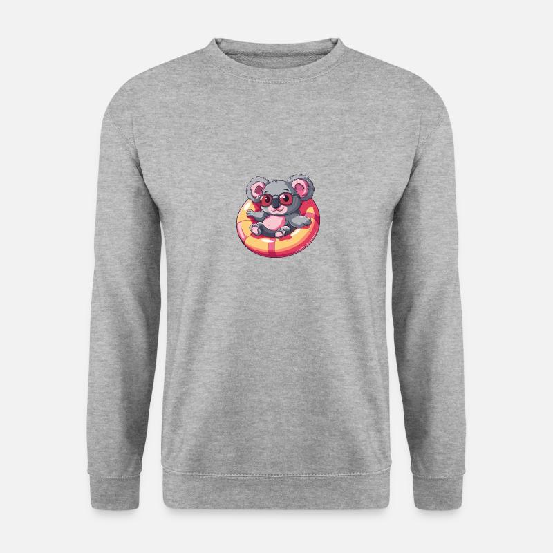Koala Comic Cool - Unisex Sweatshirt - salt & pepper