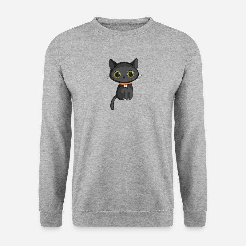 Happy Halloween - Unisex Pullover - Weißgrau meliert