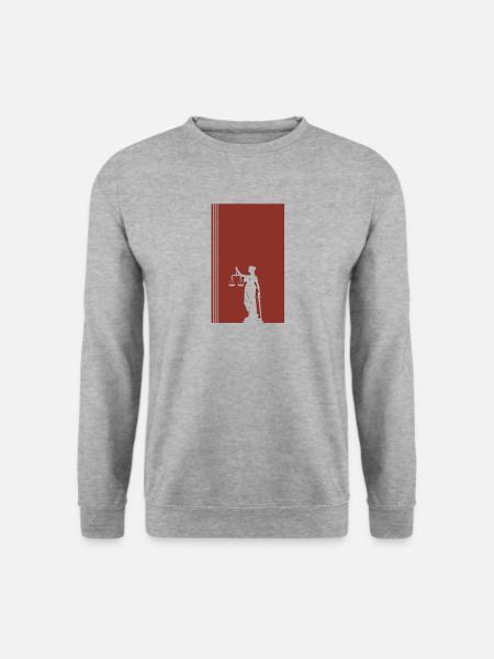 Anwalt Versicherung Recht - Unisex Pullover - Weißgrau meliert