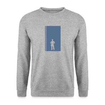 Screwdriver Tool Plumber - Unisex Sweatshirt - salt & pepper - Front - Alina (178cm) & Michal (187cm)