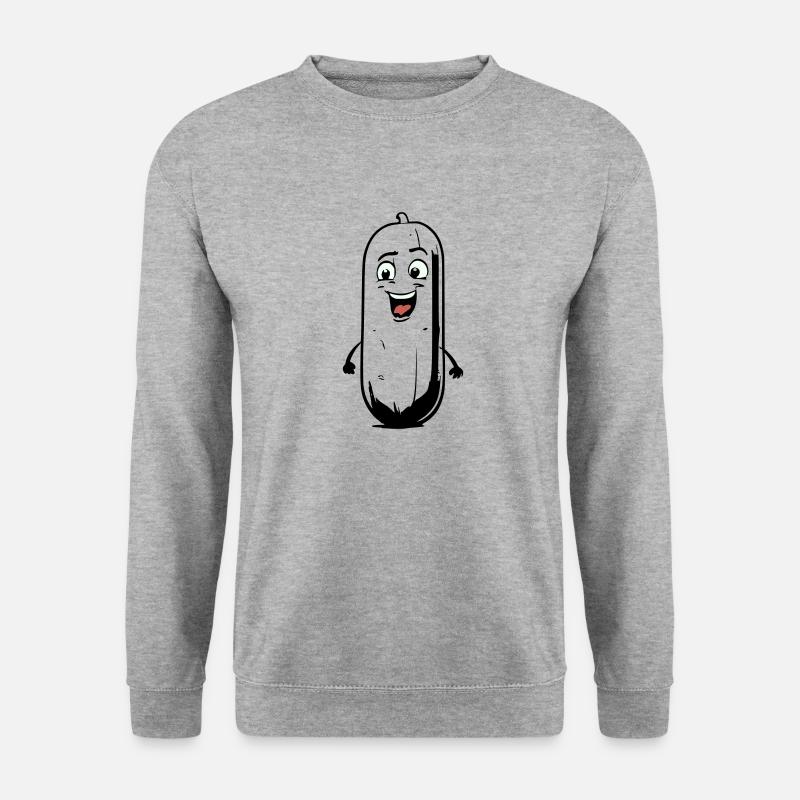 Comic Cucumber - Unisex Sweatshirt - salt & pepper