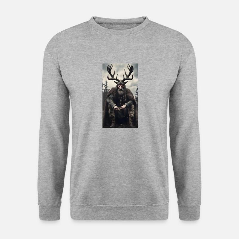 Leszy Leshy - Unisex Pullover - Weißgrau meliert