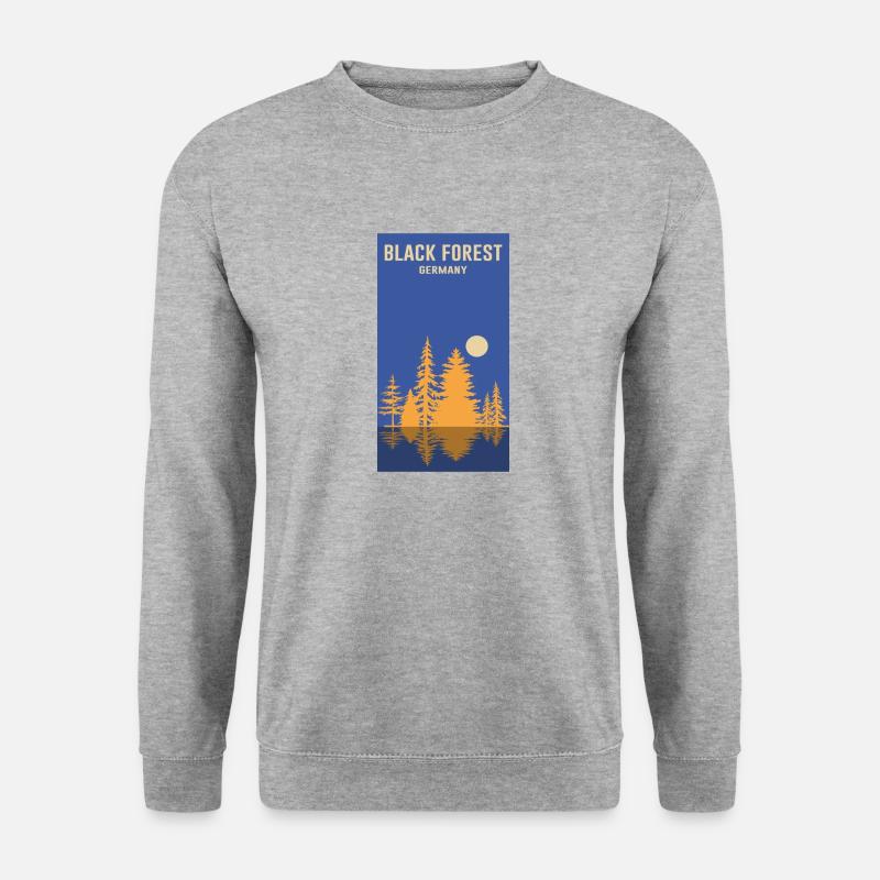 Schwarzwald Nationalpark - Unisex Pullover - Weißgrau meliert