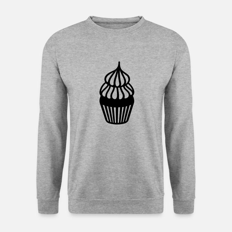 Cupcake - Unisex Pullover - Weißgrau meliert