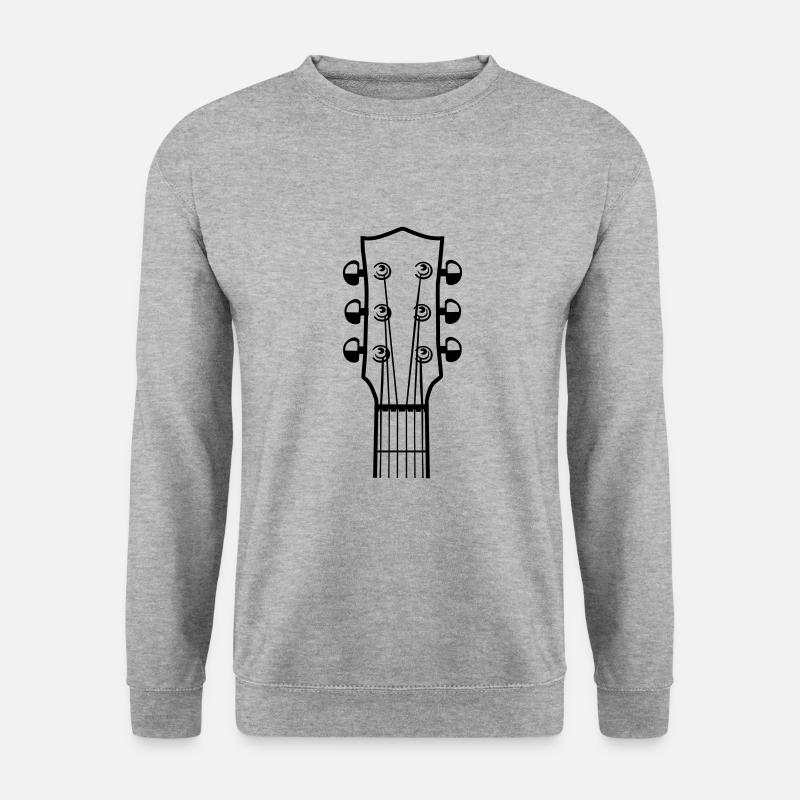 Guitar, Guitars - Head - Unisex Sweatshirt - salt & pepper