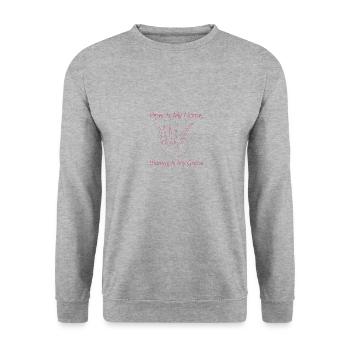 Scotland Bagpipe Bagpipe Musicien - Sweat-shirt Unisexe - gris chiné - Devant - Alina (178cm) & Michal (187cm)