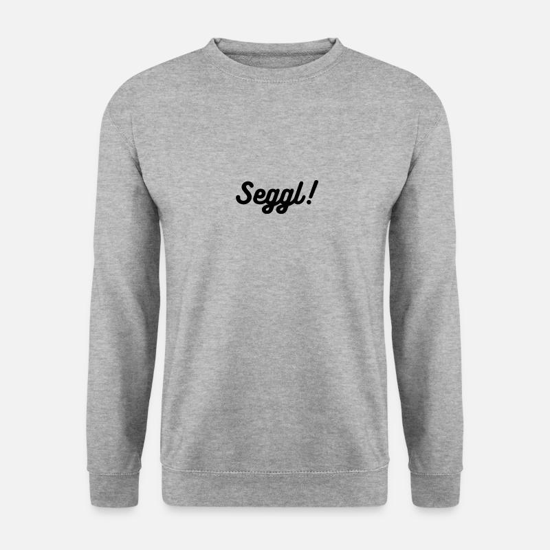 Seggl - Unisex Pullover - Weißgrau meliert