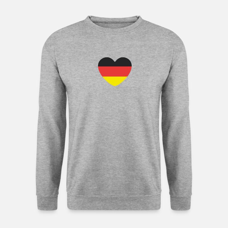 Germany Heart - Unisex Sweatshirt - salt & pepper