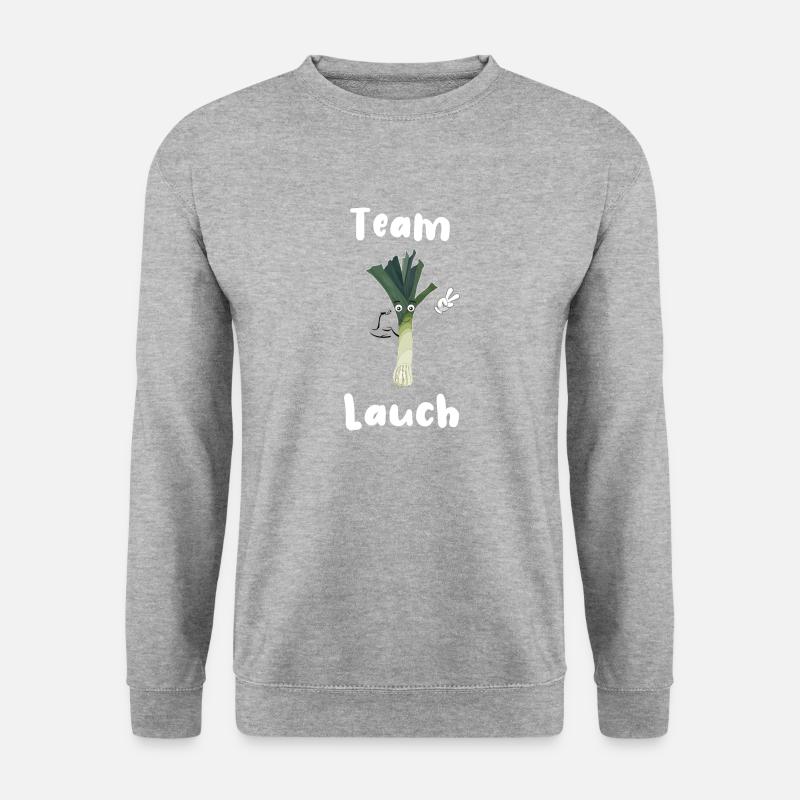 Team Lauch - Unisex Pullover - Weißgrau meliert