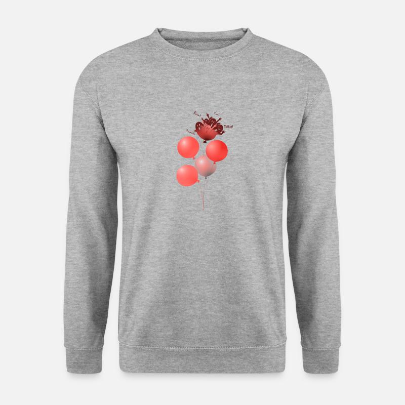 Halloween Party - Unisex Pullover - Weißgrau meliert
