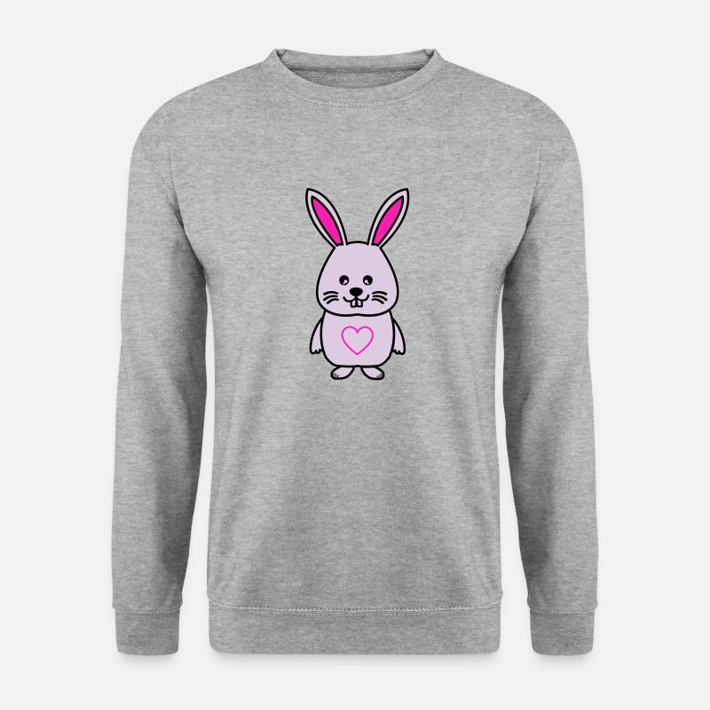 Bunny Comic Love - Unisex Sweatshirt - salt & pepper