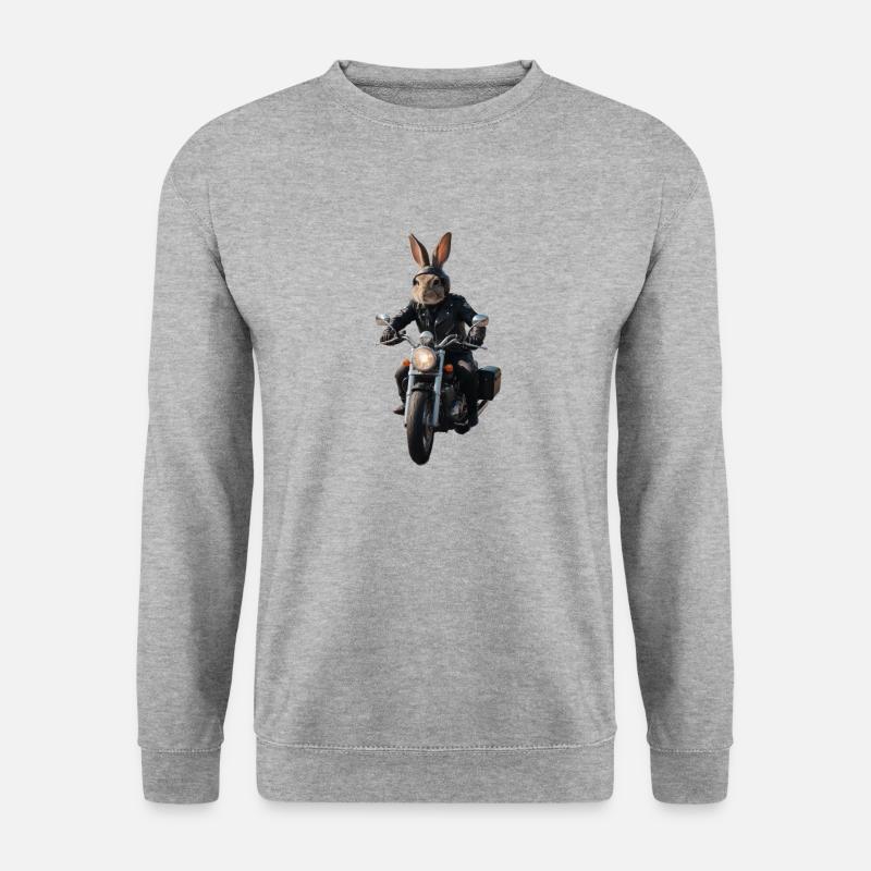 Biker Rabbit - Unisex Sweatshirt - salt & pepper
