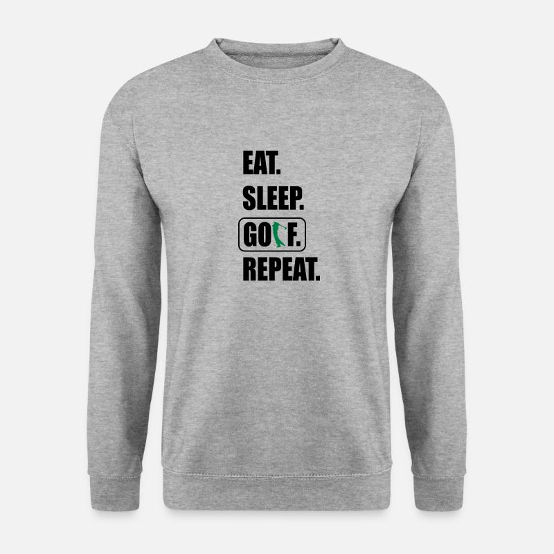 Golf - Unisex Pullover - Weißgrau meliert