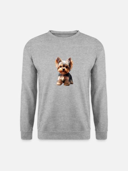 Dog - Yorkshire Terrier - Unisex Sweatshirt - salt & pepper