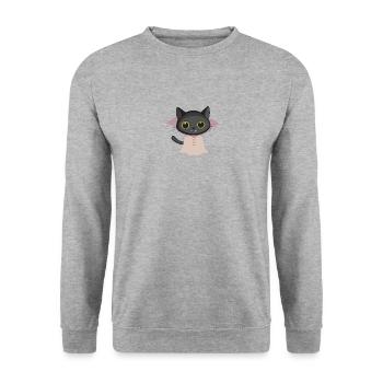 Joyeux halloween - Sweat-shirt Unisexe - gris chiné - Devant - Alina (178cm) & Michal (187cm)