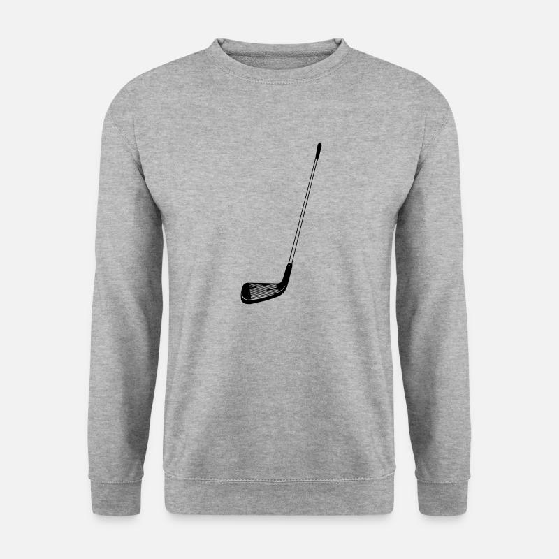 bâton de golf - Sweat-shirt Unisexe - gris chiné