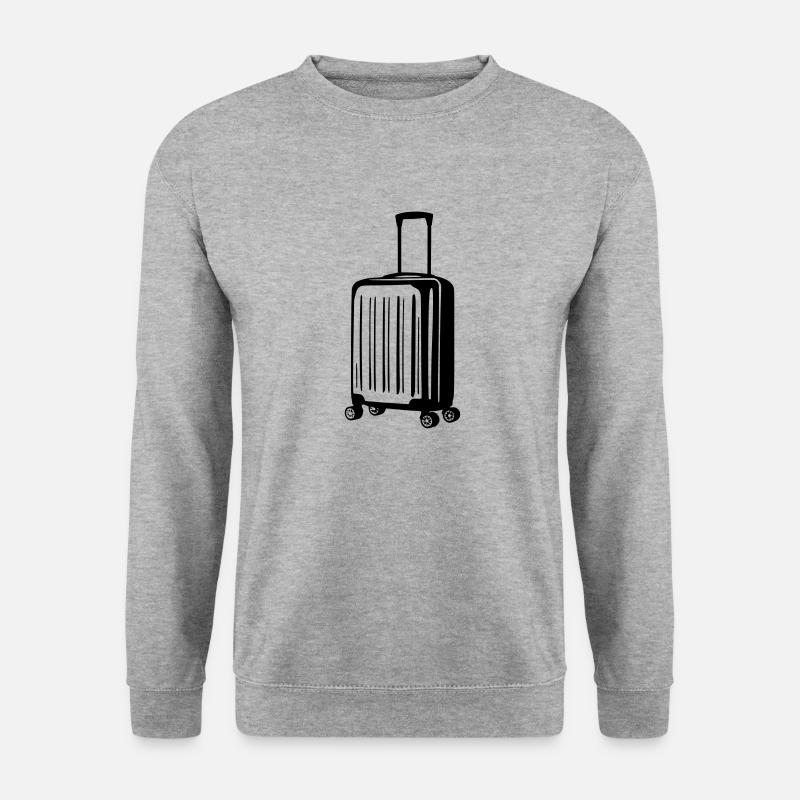 vector suitcase - Unisex Sweatshirt - salt & pepper