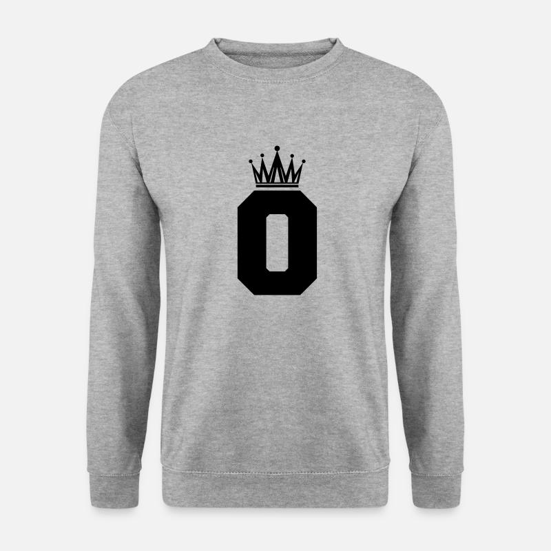 0 Crown - Unisex Sweatshirt - salt & pepper