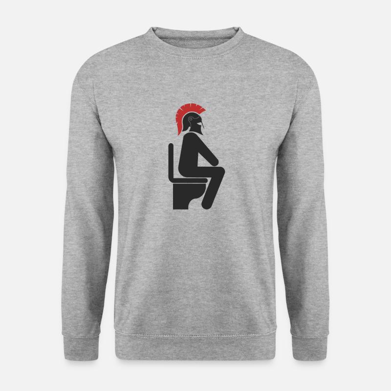 WC - Unisex Pullover - Weißgrau meliert