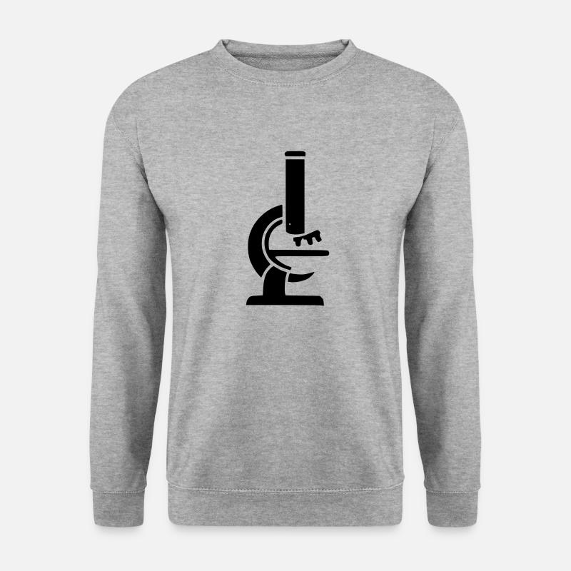 Microscope - Unisex Sweatshirt - salt & pepper