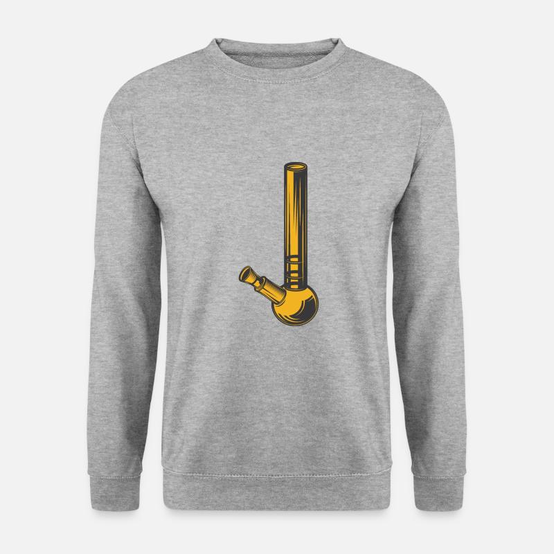 Bong - Unisex Pullover - Weißgrau meliert