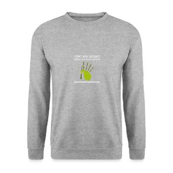 Scotland Bagpipe Bagpipe Musicien - Sweat-shirt Unisexe - gris chiné - Devant - Alina (178cm) & Michal (187cm)