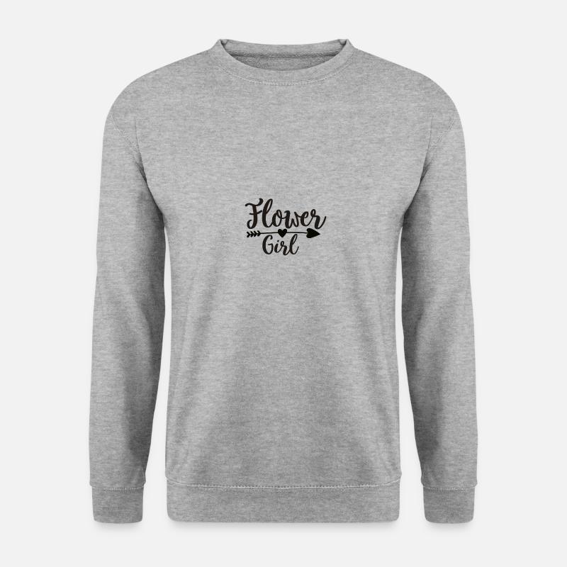 Fille de fleur - Sweat-shirt Unisexe - gris chiné