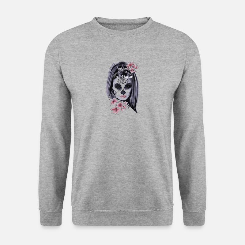FrohNatur - Unisex Pullover - Weißgrau meliert