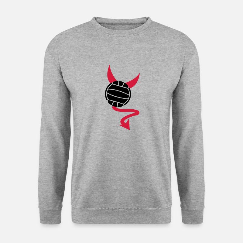 volleyball - Unisex Pullover - Weißgrau meliert