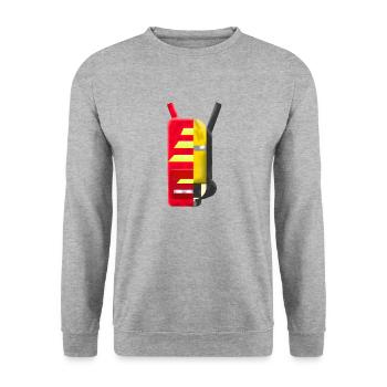 Secours et pompiers - Sweat-shirt Unisexe - gris chiné - Devant - Alina (178cm) & Michal (187cm)