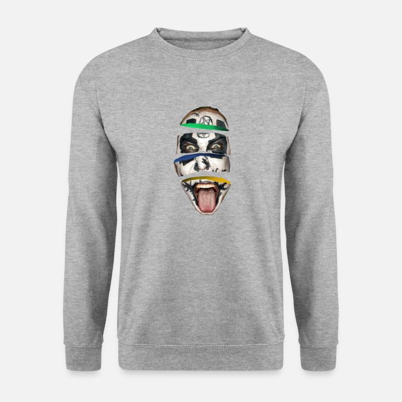 Head - Unisex Pullover - Weißgrau meliert