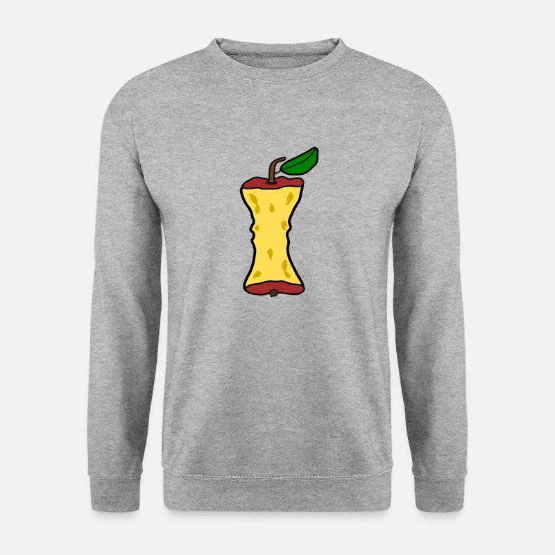 Apfelgriebs - Unisex Pullover - Weißgrau meliert