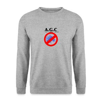 Anti Tory Coalition - Unisex Sweatshirt - salt & pepper - Front - Alina (178cm) & Michal (187cm)