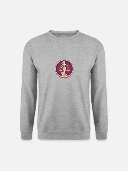 Gleichberechtigung, Feministin, Frauenrechte - Unisex Pullover - Weißgrau meliert