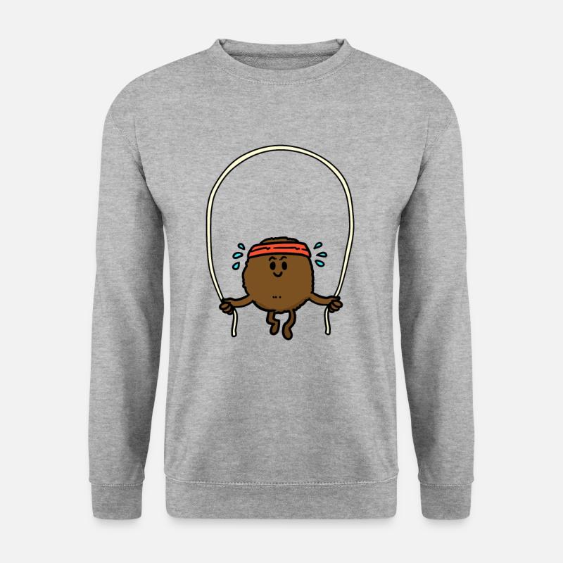 It's a Tea - Unisex Pullover - Weißgrau meliert