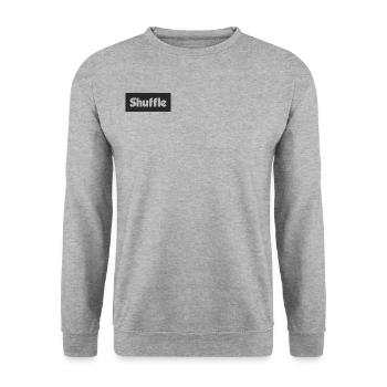 Shuffle - Sweat-shirt Unisexe - gris chiné - Devant - Alina (178cm) & Michal (187cm)