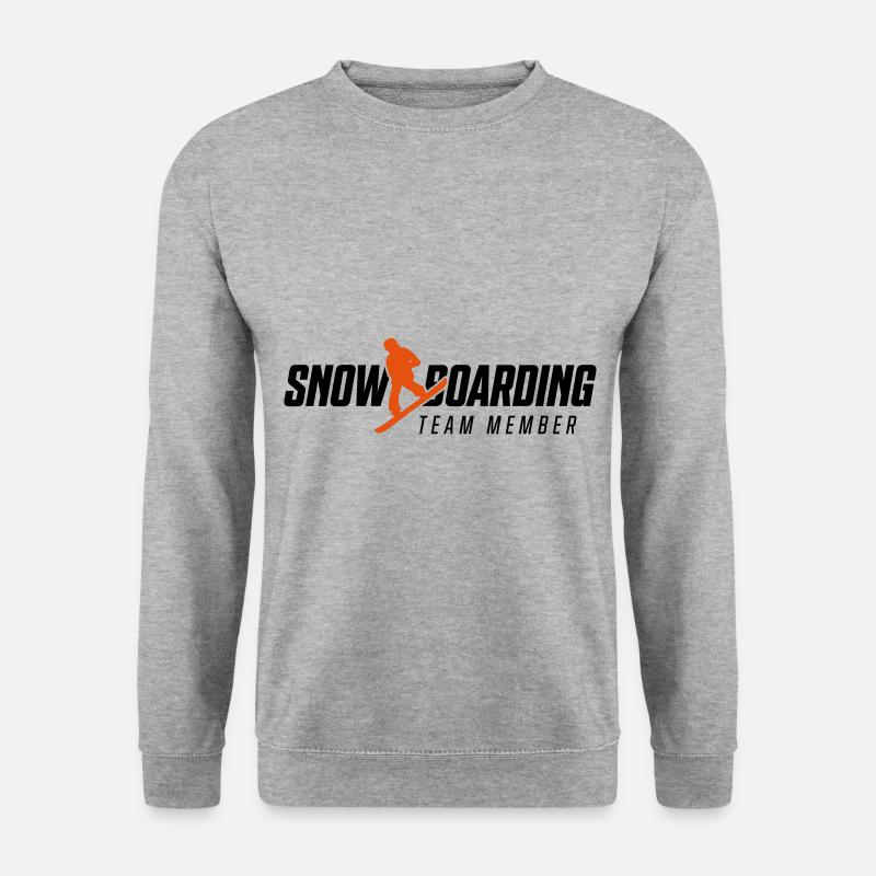 Snowboarding team - Unisex Sweatshirt - salt & pepper