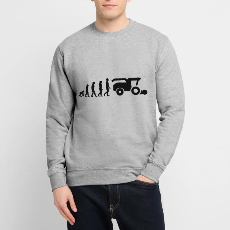 Moissonneuse évolution Sweat-shirt Unisexe
