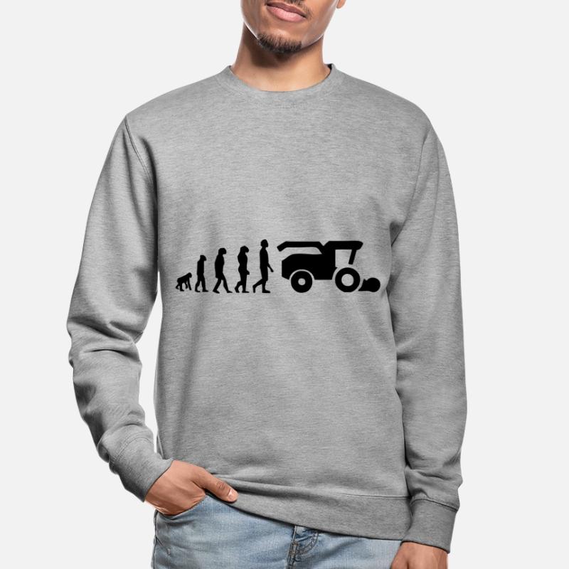 Moissonneuse évolution Sweat-shirt Unisexe