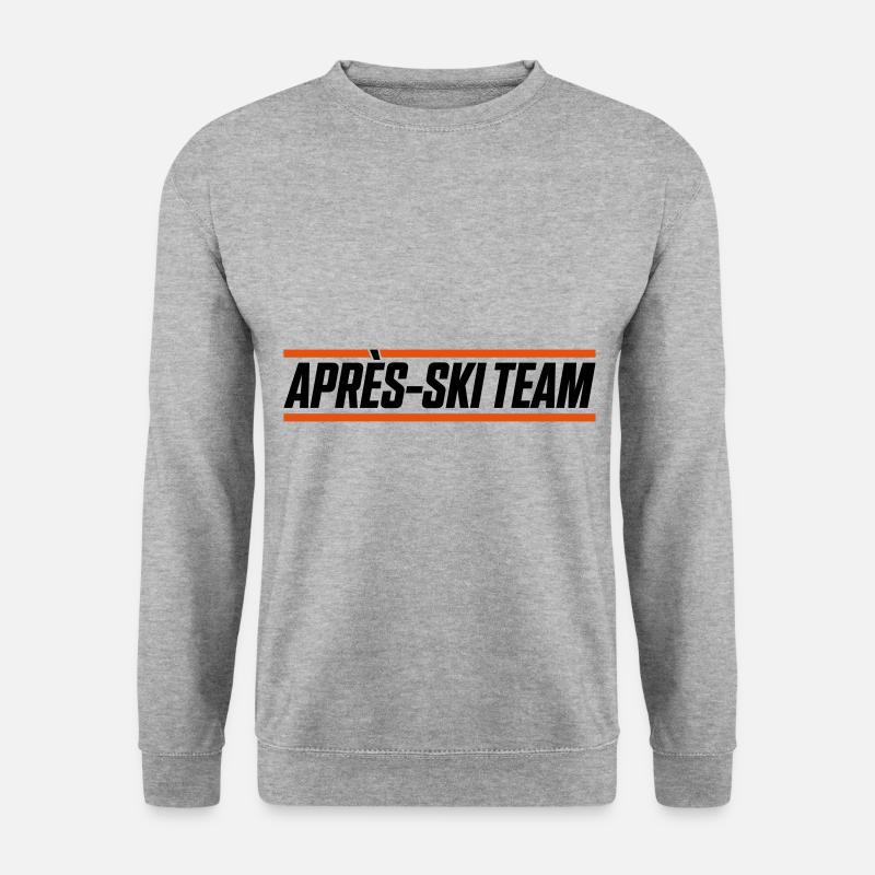 apres ski team - Unisex Pullover - Weißgrau meliert