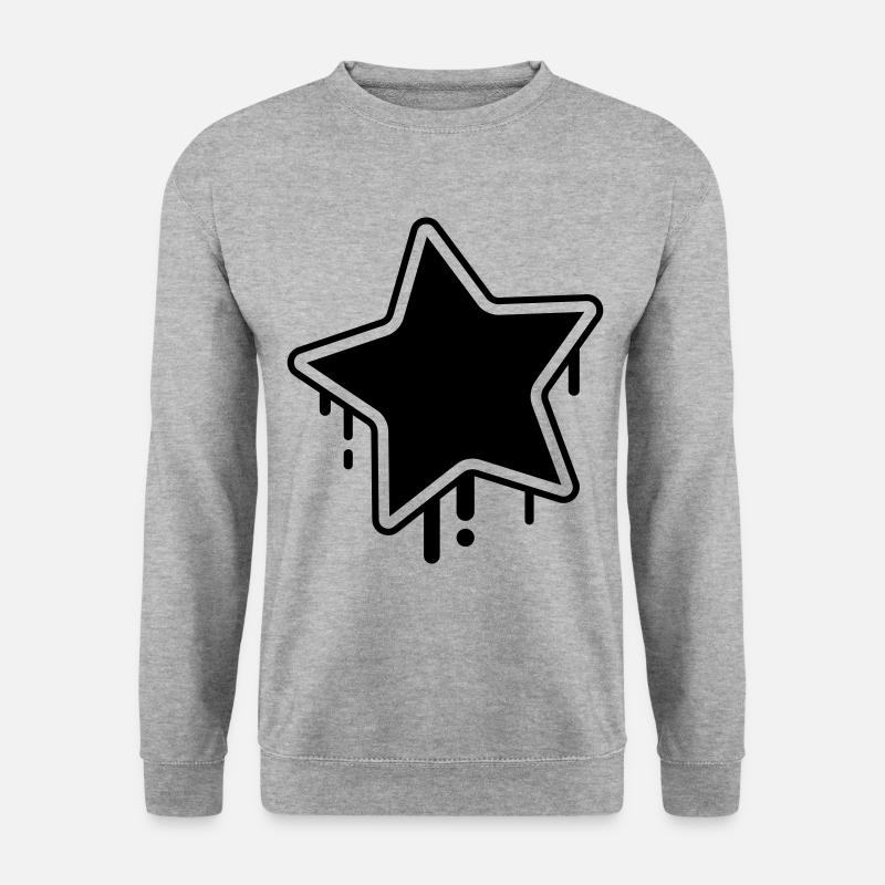 Star Design - Unisex Sweatshirt - salt & pepper