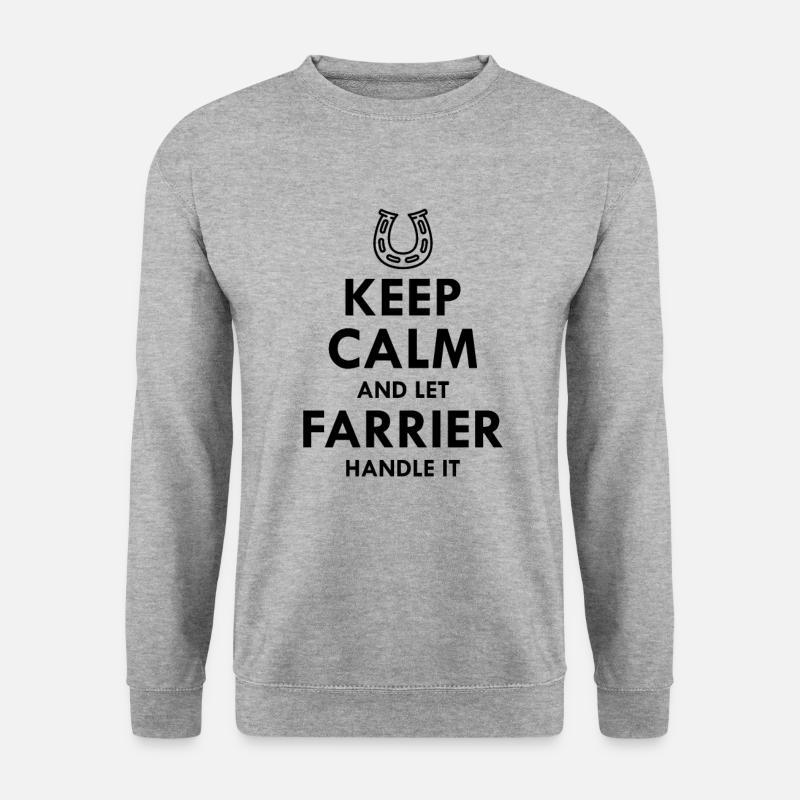 Farrier Blacksmith Funny Gift - Unisex Sweatshirt - salt & pepper