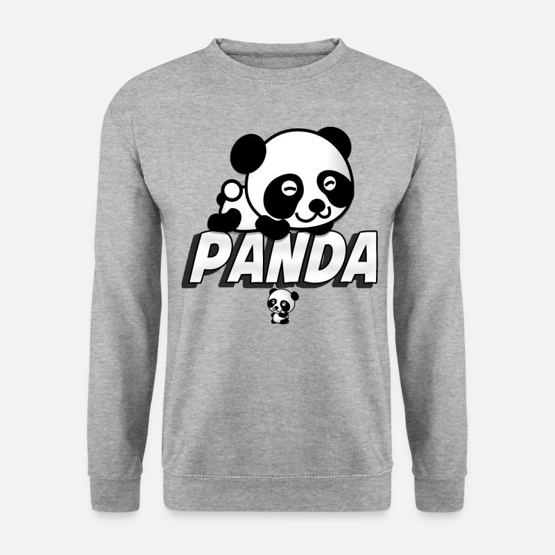 PANDA - Unisex Sweatshirt - salt & pepper